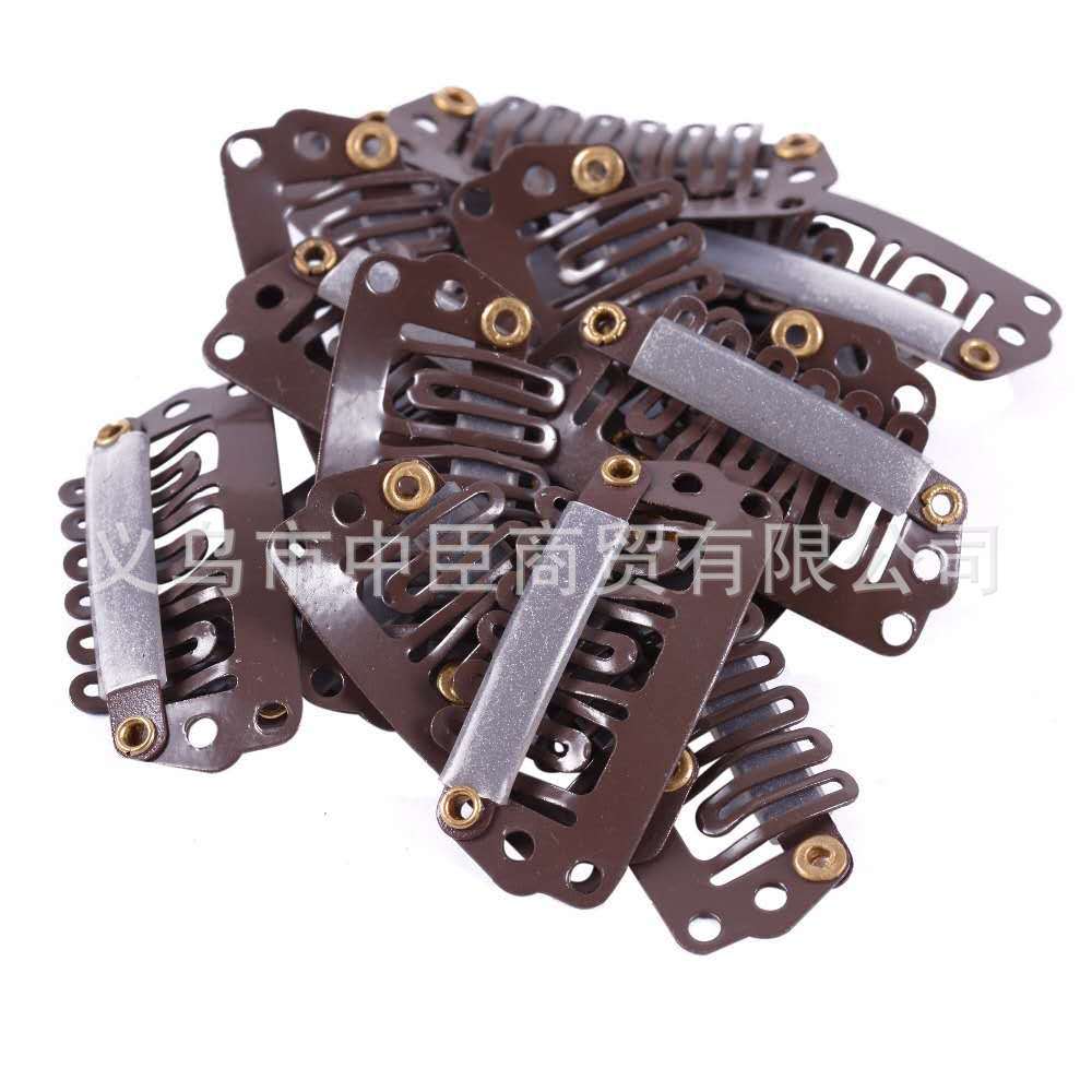 Factory Wholesale DIY Head Accessories Wig Extension Clip Hairdressing Hair Extension Clip BB Clip 2.8cm