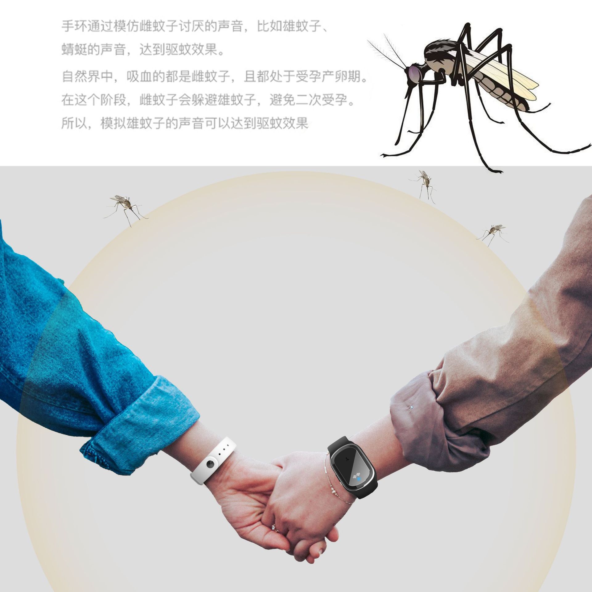 Ultrasonic mosquito repellent electronic mosquito killer mosquito repellent bracelet is suing portable watch mosquito repellent USB charging device Ultrasonic mosquito repellent electronic mosquito killer mosquito repellent bracelet is suing portable watch mosquito repellent USB charging device