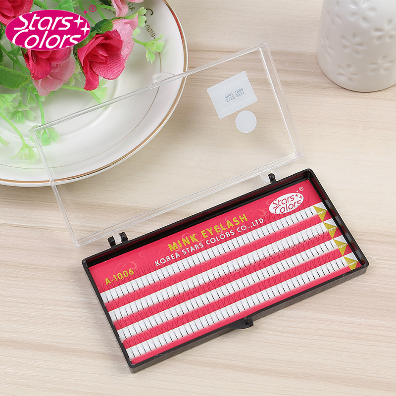 Star color planted in South Korea lash extension individual plant v-type lash extension  2 hair 
