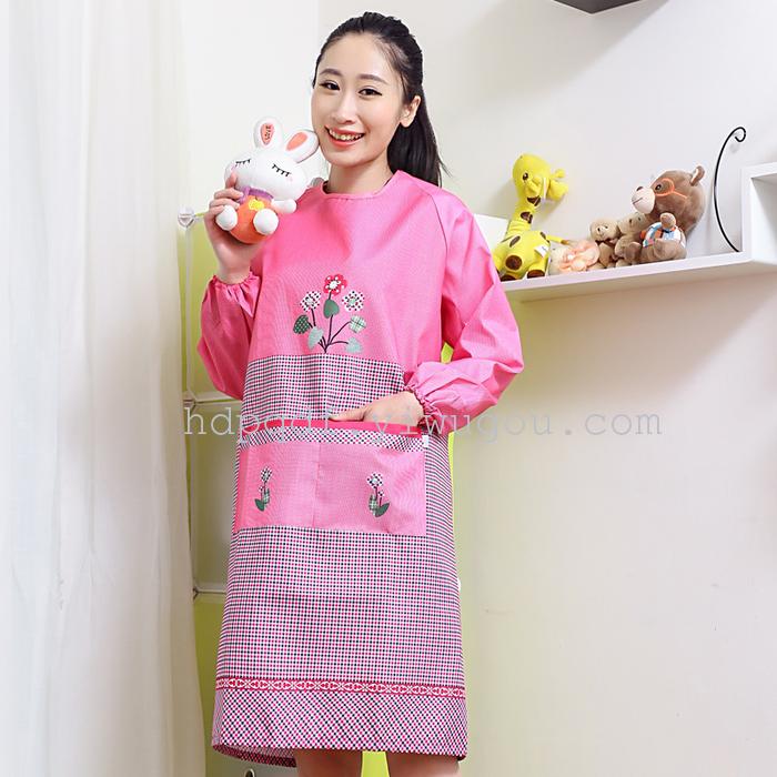 [Korean] gang fight kitten sleeveless apron Korean waterproof apron Home Furnishing creative fashion kitchen supplies