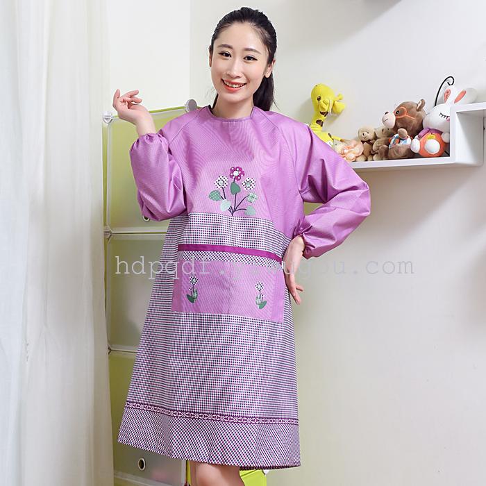 [Korean] gang fight kitten sleeveless apron Korean waterproof apron Home Furnishing creative fashion kitchen supplies