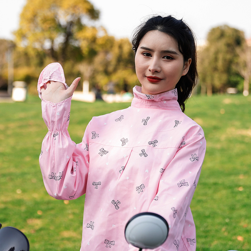 Electric car sunblock clothing whole body long style sunblock shawl woman bike sunblock clothing cotton whole body extension hair substitute