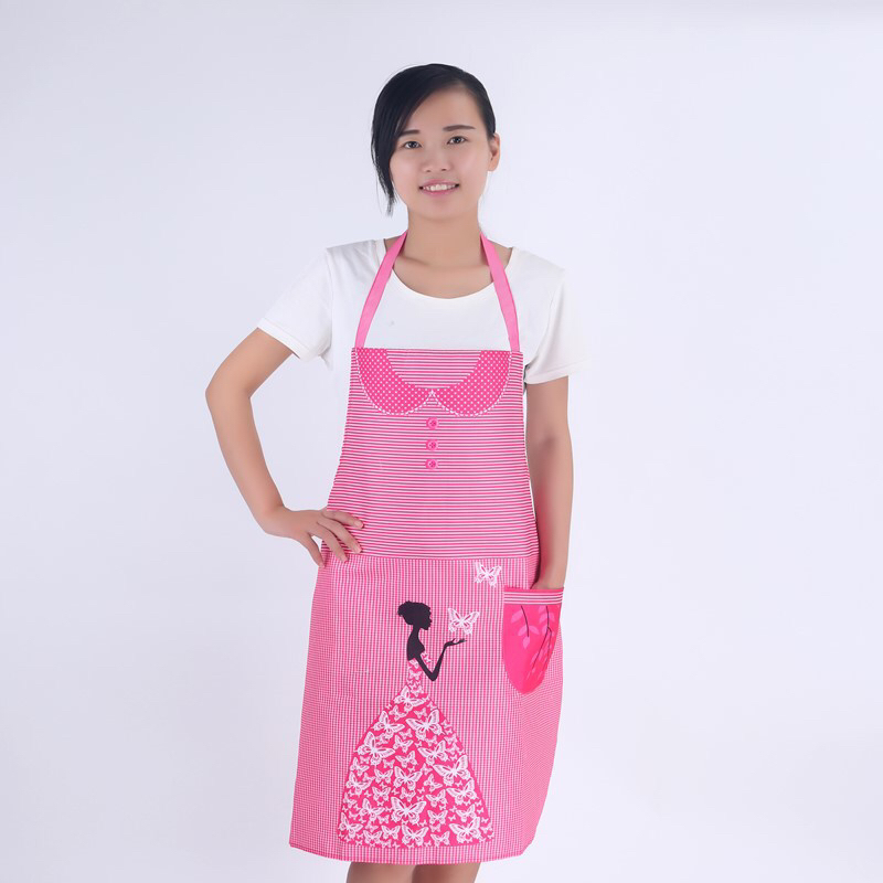 Household Neck-Hanging Apron Customizable Logo Advertising Bib Adult Waist Skirt Female Kitchen Apron Household Neck-Hanging Apron Customizable Logo Advertising Bib Adult Waist Skirt Female Kitchen Apron