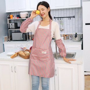 Factory Direct Sales Bear Head Waterproof and Oilproof Apron Home Kitchen with Hand-Wiping Apron Cafe Work Clothes Overclothes