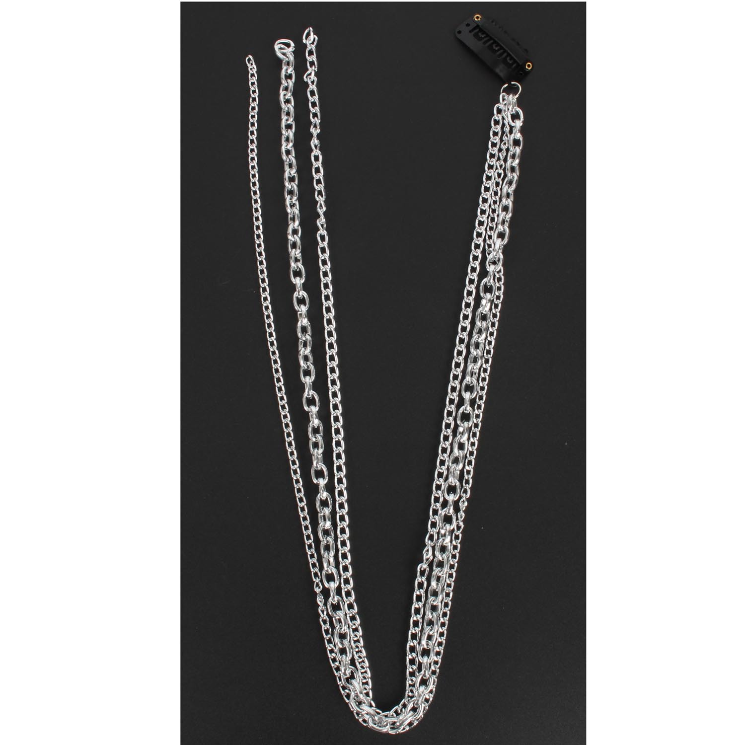 Europe and America Cross Border Wig Extension Chain Silver-Plated Tassel Hair Chain Headdress Head Chain BB Clip 11230
