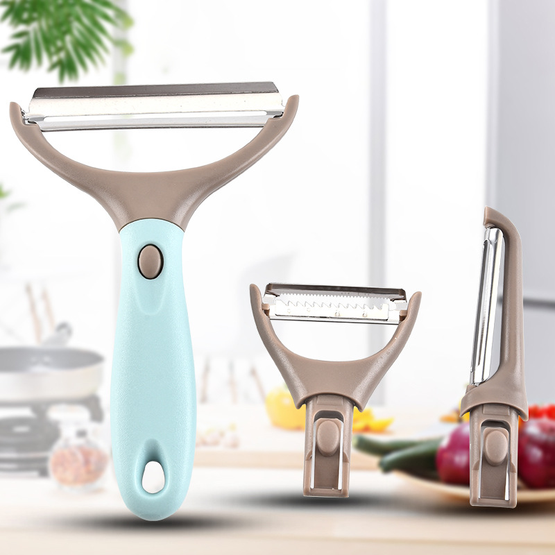 Creative Kitchen Gadgets Three-Piece Planer Set Three-in-One Peeler Multifunction Paring Knife Three-Piece Set