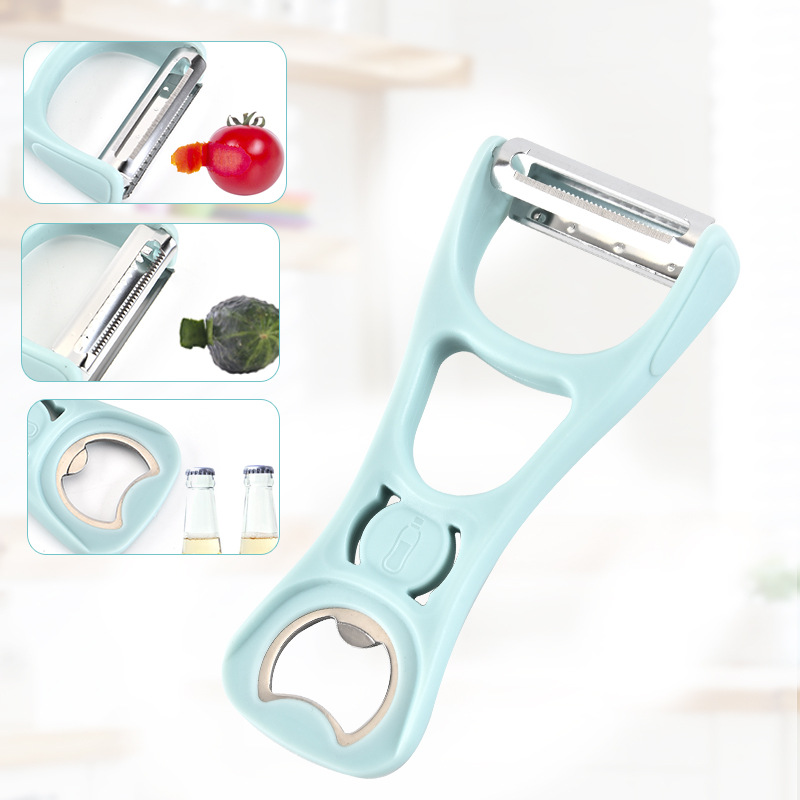 Creative Kitchen Gadgets Three-Piece Planer Set Three-in-One Peeler Multifunction Paring Knife Three-Piece Set
