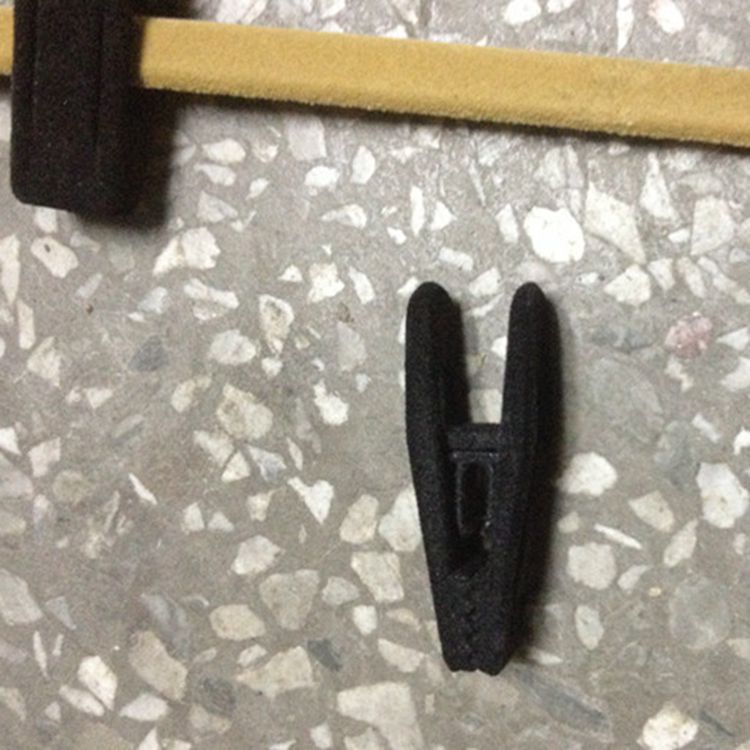 Flocking clip hangers with A clip plastic clip high-grade pants clip outlet clip Manufacturers Direct
