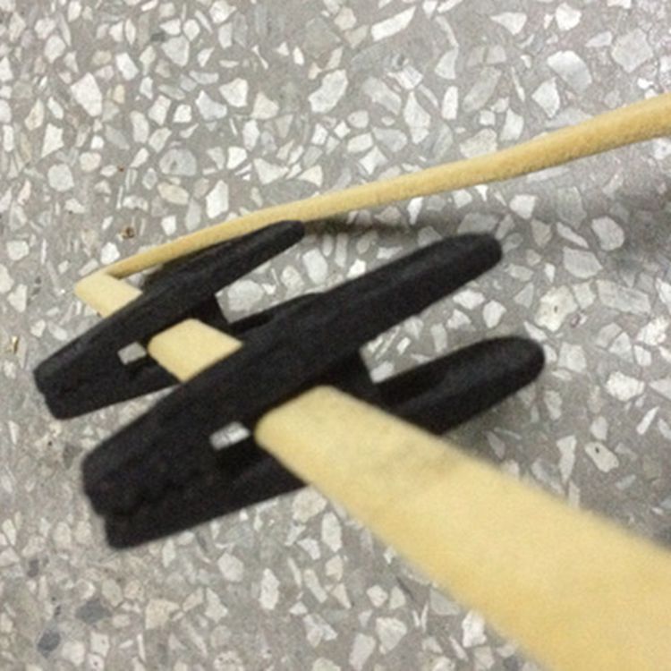 Flocking clip hangers with A clip plastic clip high-grade pants clip outlet clip Manufacturers Direct