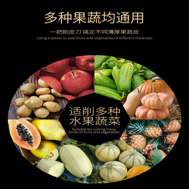 Three-in-One Peeler Douyin Online Influencer Same Peeler Household Fruit Kitchen Potato Apple Paring Knife Three-in-One Peeler Douyin Online Influencer Same Peeler Household Fruit Kitchen Potato Apple Paring Knife