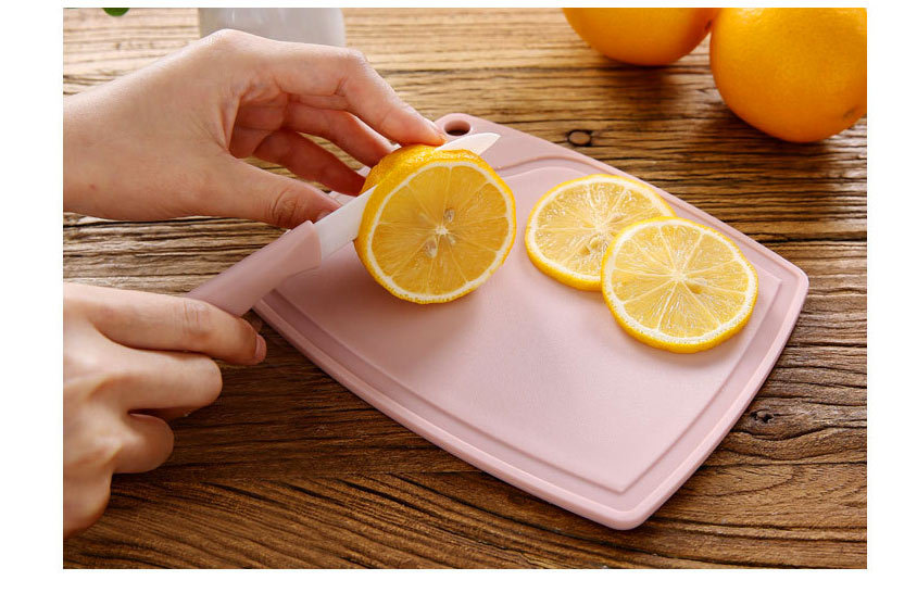 Knife Ceramic Knife ThreePiece Set Gift Food Supplement Fruit Knife Peler Paring Knife Cutting Board Combination Set