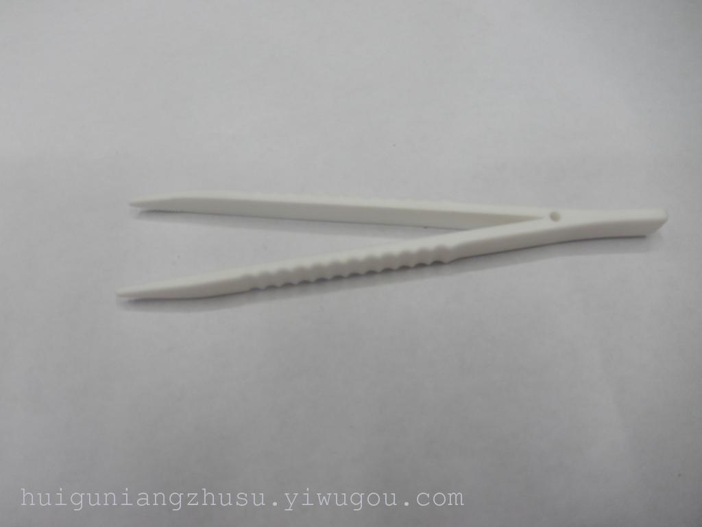 White plastic clip