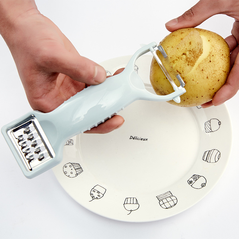 Kitchen Multifunctional Paring Knife Fruit Peeler Potato Slicer Peeler Fruit Knife Apple Peeling Artifact