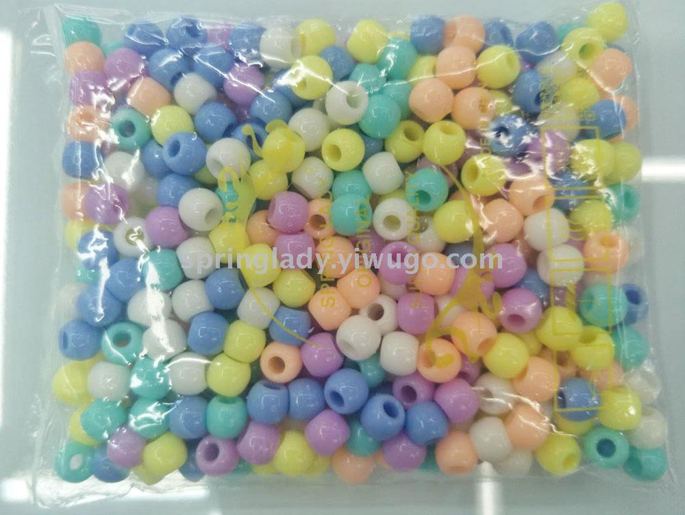 Wig Extension Beads Bag Transparent Mixed Colorful Beads Hair Accessories Hair Accessories Spring Lady