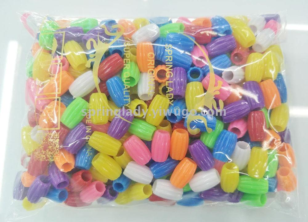 Wig Extension Beads Bag Transparent Mixed Colorful Beads Hair Accessories Hair Accessories Spring Lady