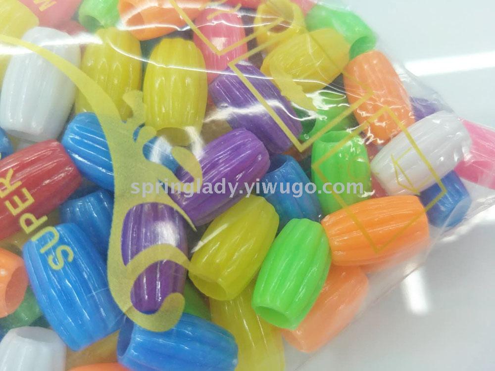 Wig Extension Beads Bag Transparent Mixed Colorful Beads Hair Accessories Hair Accessories Spring Lady