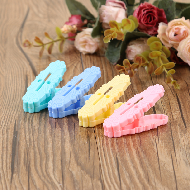 Manufacturer direct selling fashion household plastic clip clothes rack clip