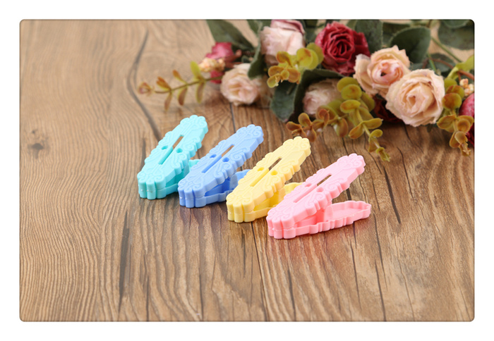 Manufacturer direct selling fashion household plastic clip clothes rack clip