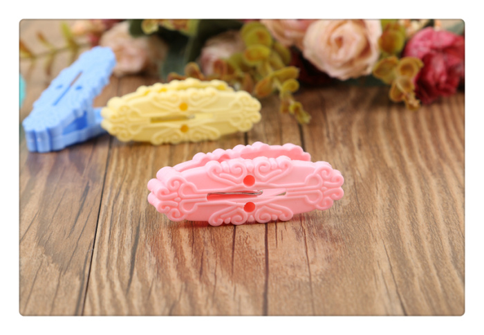Manufacturer direct selling fashion household plastic clip clothes rack clip