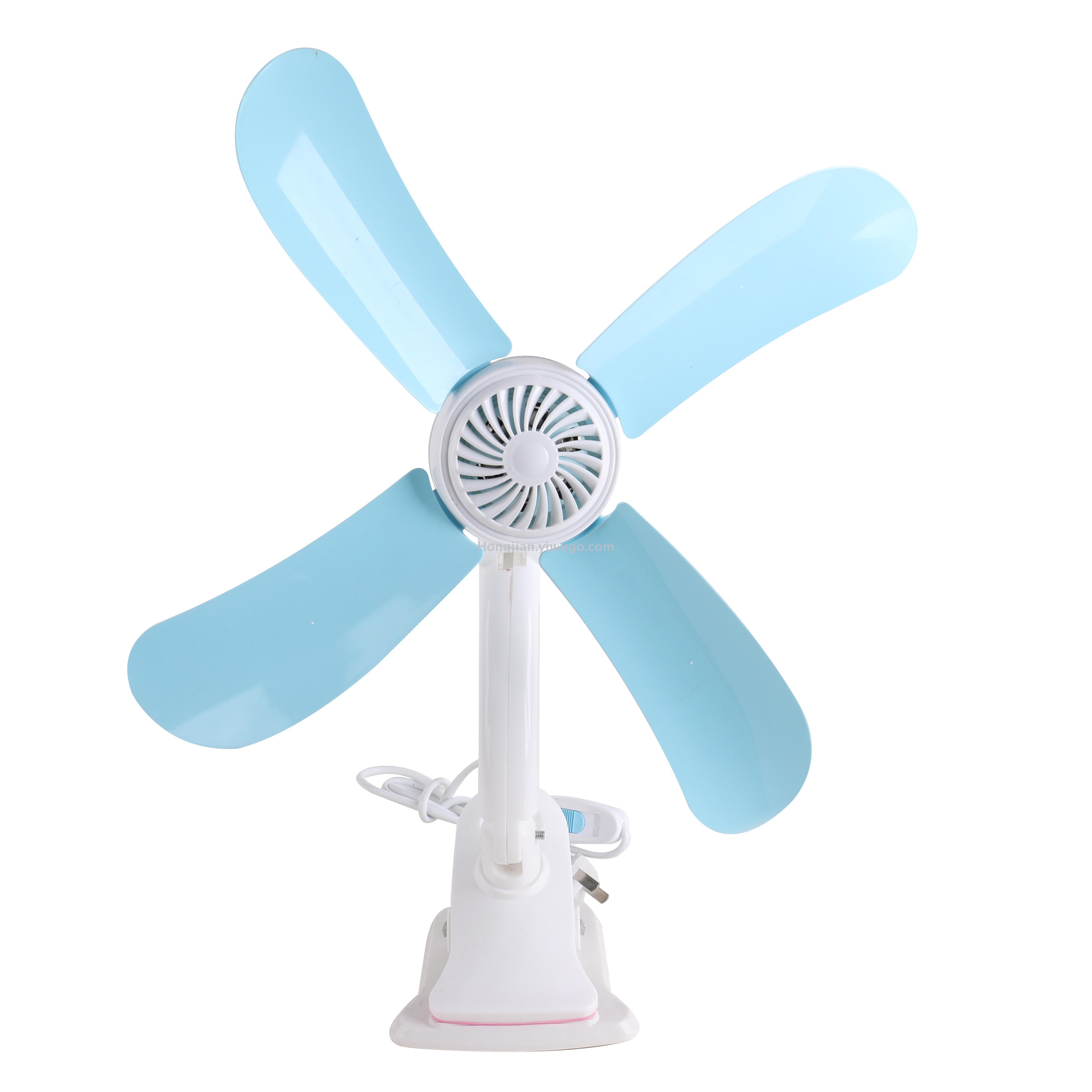 HJ-588A  electrical power source mini plastic clip table fan 