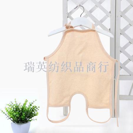 Baby cotton lace stripe apron even sets foot foot protecting belly Bib Baby cotton lace stripe apron even sets foot foot protecting belly Bib