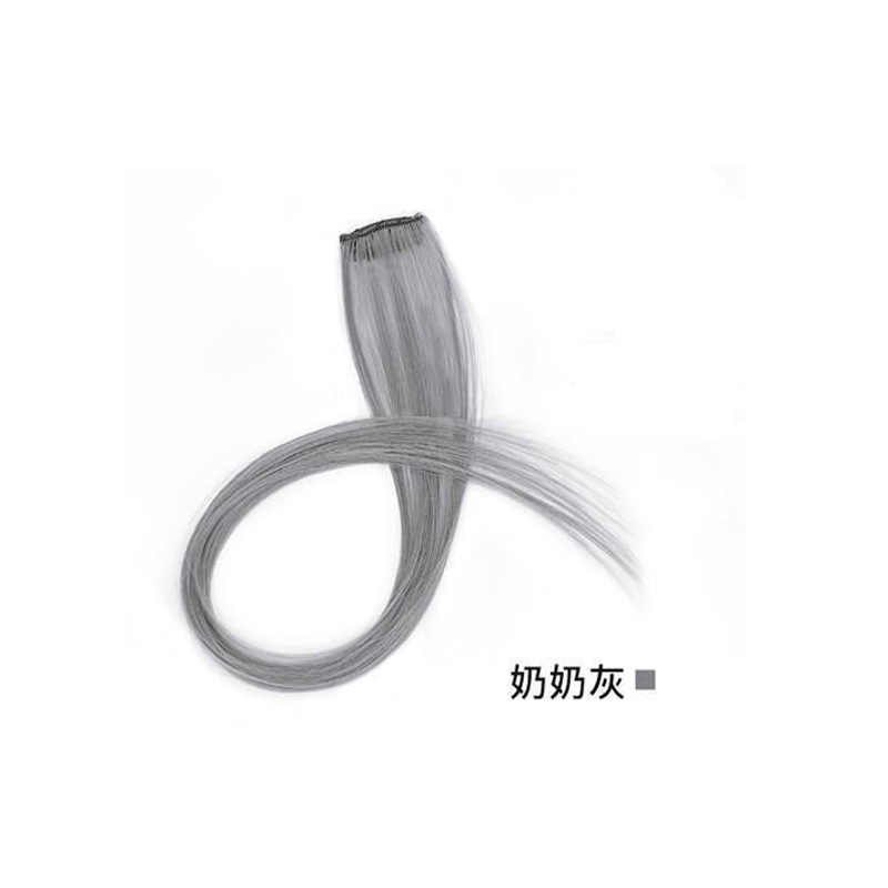 Monochrome Wig Set Hanging Ear Dyed One Piece Long Straight Hair Hair Pack Color Seamless Hair Extension Wig for Women Wholesale