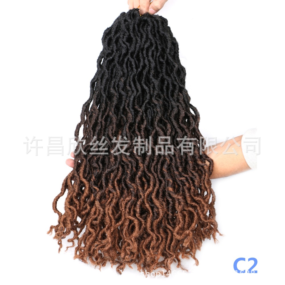 Cross-Border European and American African Dreadlocks Wig Crochet Hair Extension Gypsy Locs Hair Gypsy Chemical Fiber Wig