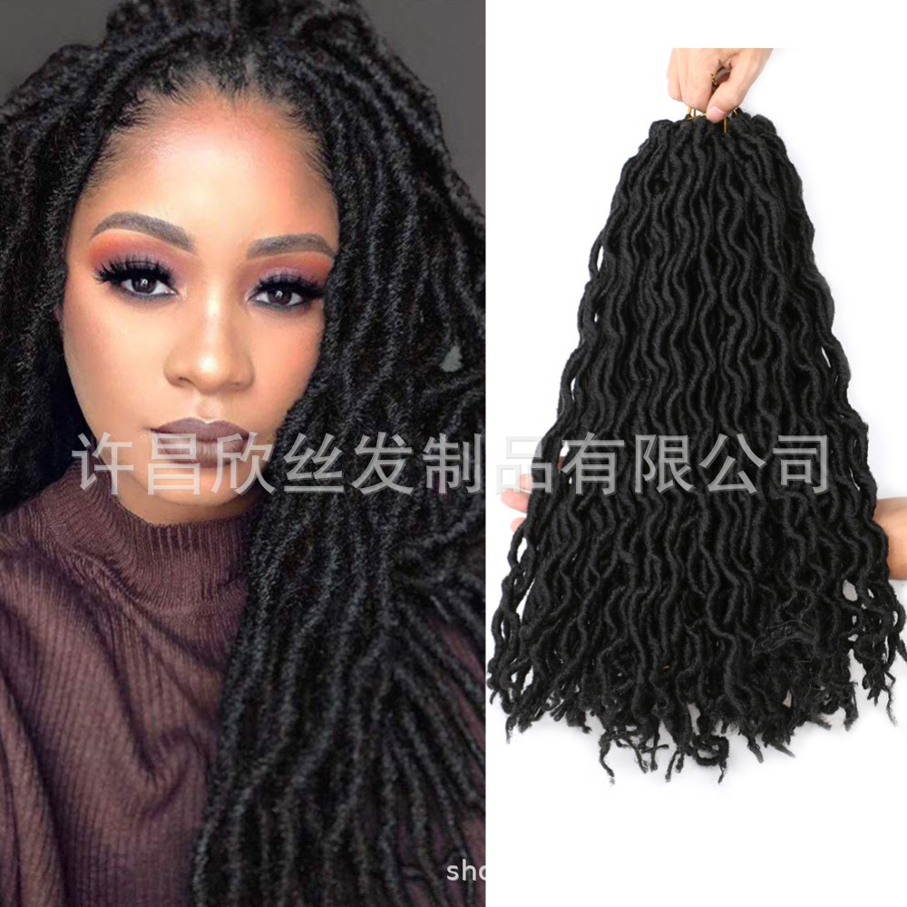 Cross-Border European and American African Dreadlocks Wig Crochet Hair Extension Gypsy Locs Hair Gypsy Chemical Fiber Wig