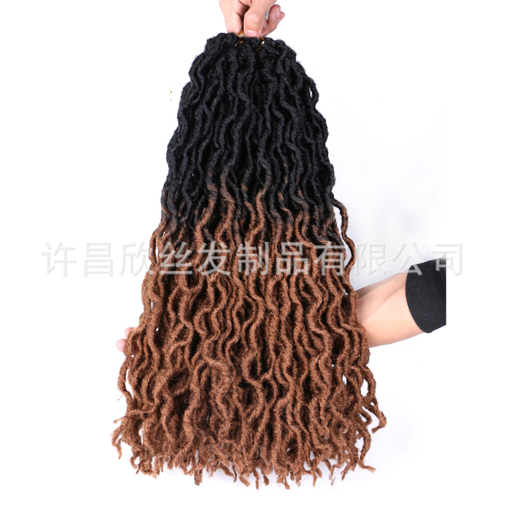 Cross-Border European and American African Dreadlocks Wig Crochet Hair Extension Gypsy Locs Hair Gypsy Chemical Fiber Wig