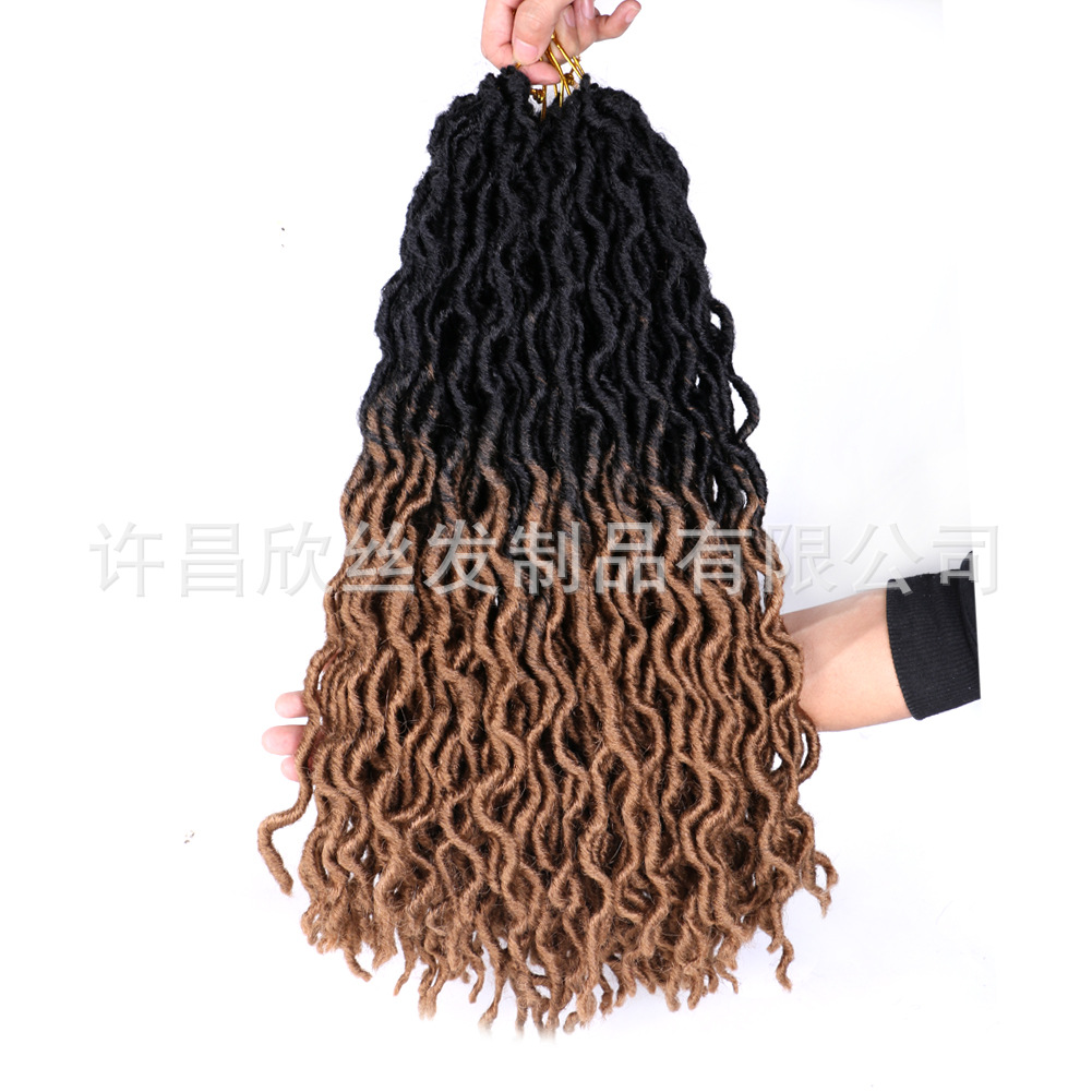 Cross-Border European and American African Dreadlocks Wig Crochet Hair Extension Gypsy Locs Hair Gypsy Chemical Fiber Wig
