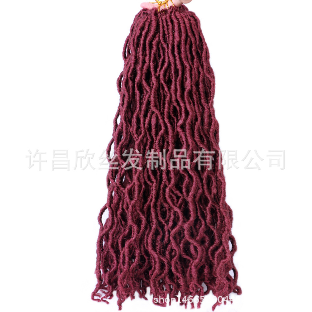 Cross-Border European and American African Dreadlocks Wig Crochet Hair Extension Gypsy Locs Hair Gypsy Chemical Fiber Wig