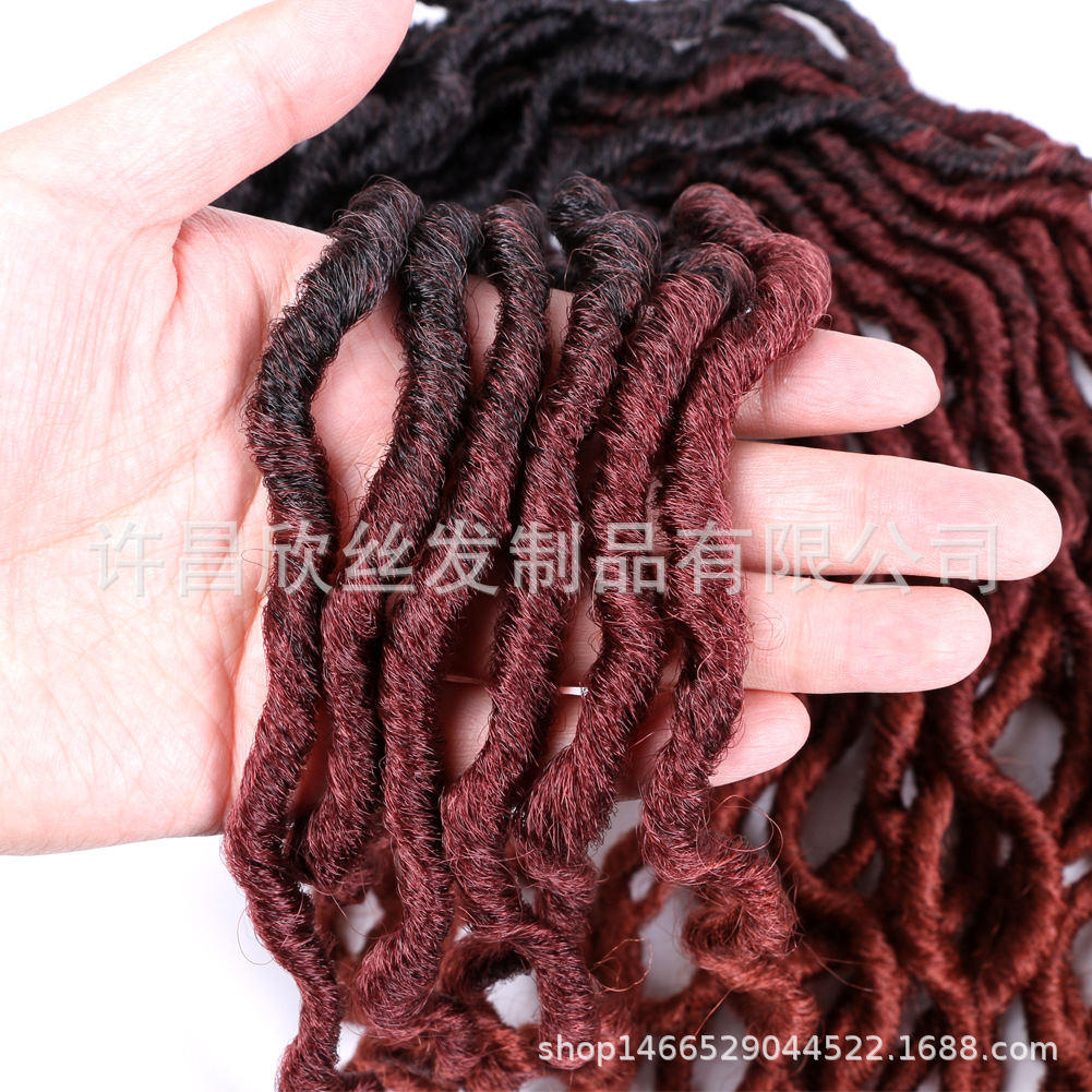Cross-Border European and American African Dreadlocks Wig Crochet Hair Extension Gypsy Locs Hair Gypsy Chemical Fiber Wig