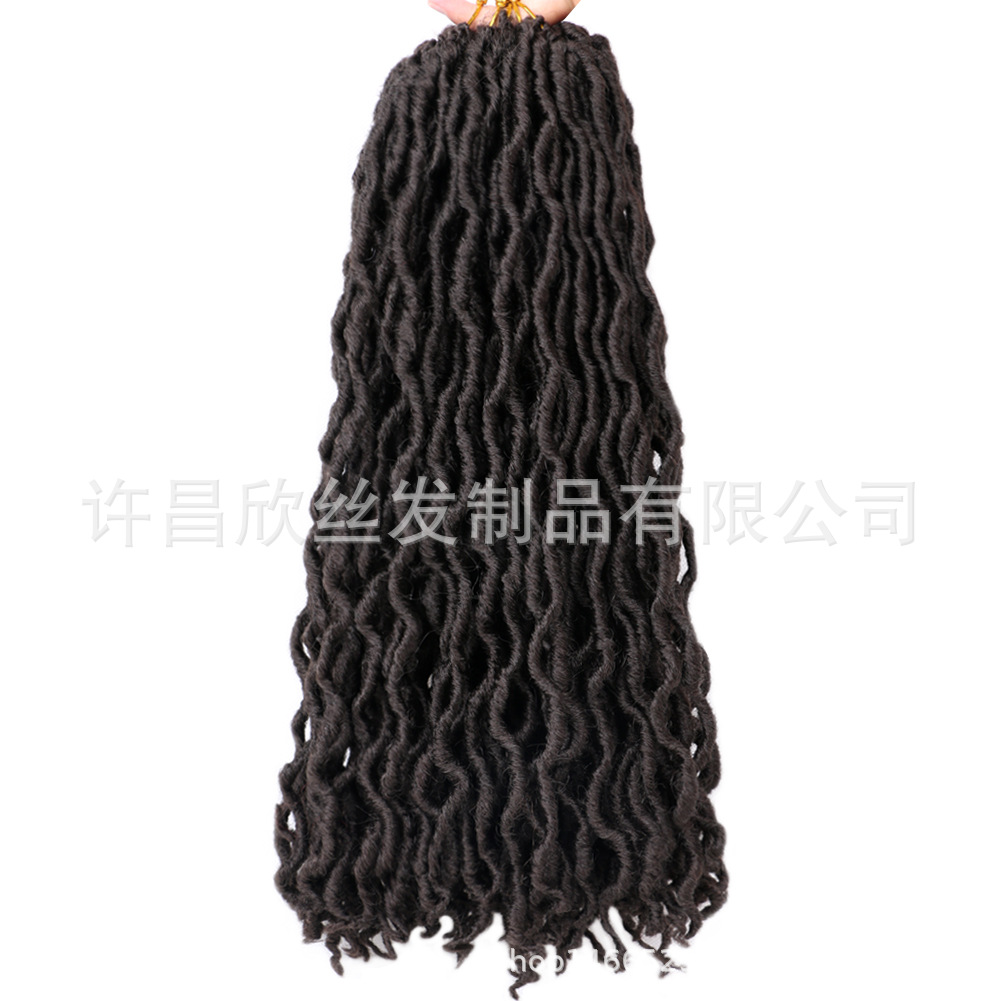 Cross-Border European and American African Dreadlocks Wig Crochet Hair Extension Gypsy Locs Hair Gypsy Chemical Fiber Wig