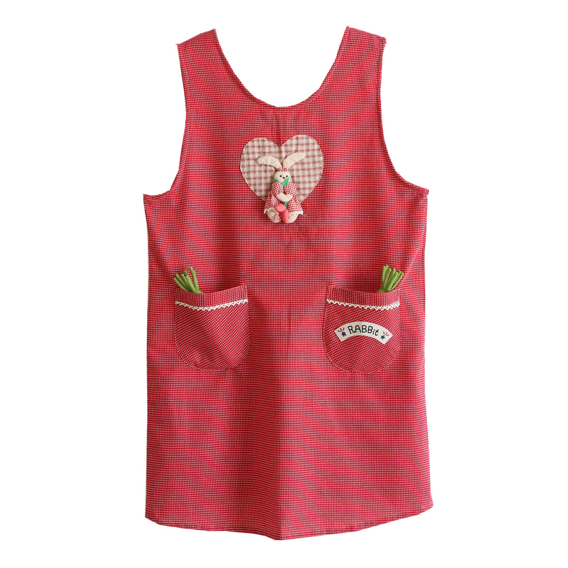 Korean Style Cotton and Linen Fashion Oil-Proof Bib Overclothes Baking Floral Coffee Shop Painting Overalls Sleeveless Apron