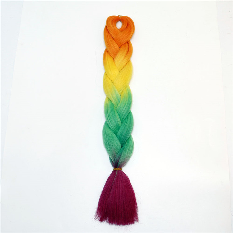Wholesale African Braids Color Gradient Jumbo Braid Hair Temperature Silk Chemical Fiber Wig Extension Braids Wholesale African Braids Color Gradient Jumbo Braid Hair Temperature Silk Chemical Fiber Wig Extension Braids