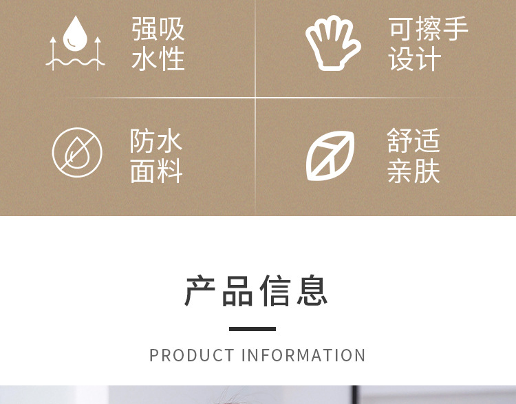 Fashion Simple Home Kitchen Apron Waterproof and Oil-Proof Women's Summer Thin Work Cooking Adult Apron Custom Men