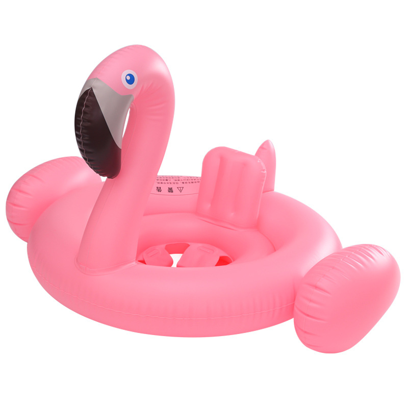 Swimming Ring Children Flamingo Swan Yellow Duck Water Inflatable Toys Animal Mount Floating Bed