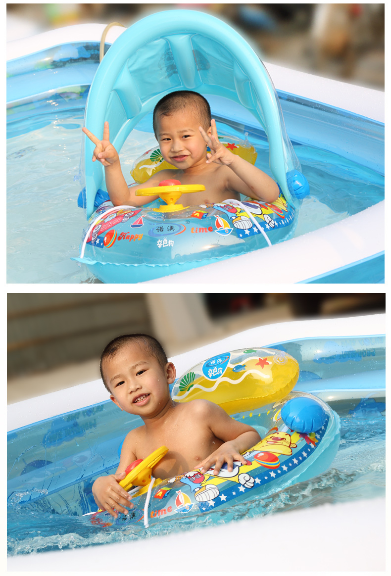 Swimming Ring Children Flamingo Swan Yellow Duck Water Inflatable Toys Animal Mount Floating Bed