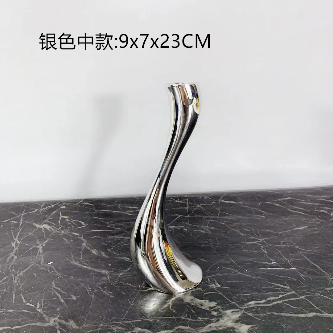 Modern White Creative S-Shaped Swan Candle Holder Household TV Cabinet Decoration Soft Outfit Model Room Crafts Modern White Creative S-Shaped Swan Candle Holder Household TV Cabinet Decoration Soft Outfit Model Room Crafts