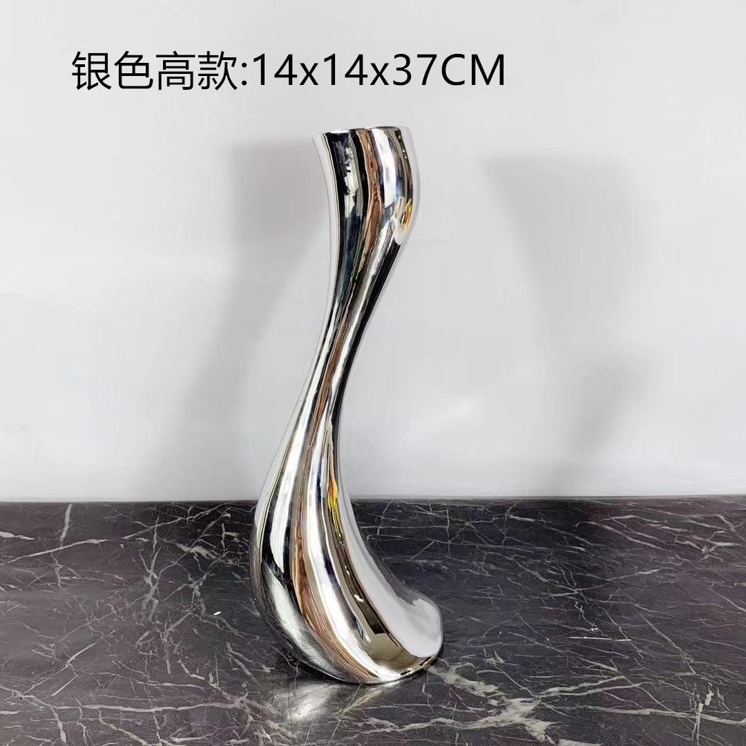 Modern White Creative S-Shaped Swan Candle Holder Household TV Cabinet Decoration Soft Outfit Model Room Crafts Modern White Creative S-Shaped Swan Candle Holder Household TV Cabinet Decoration Soft Outfit Model Room Crafts