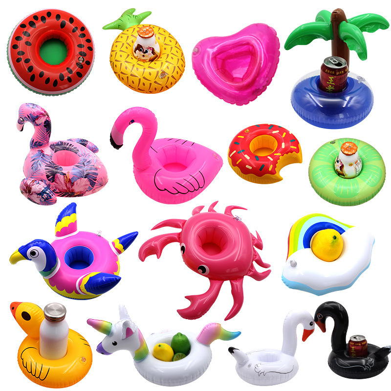 Unicorn Pineapple watermelon lemon Flamingo black pink Swan water pool drink cup prop for travel shoot