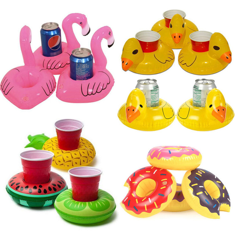 Unicorn Pineapple watermelon lemon Flamingo black pink Swan water pool drink cup prop for travel shoot