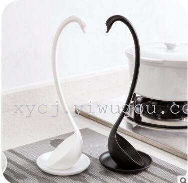 Creative Swan tray can be multi-purpose spoon with vertical Kitchen Spoon with long handle spoon