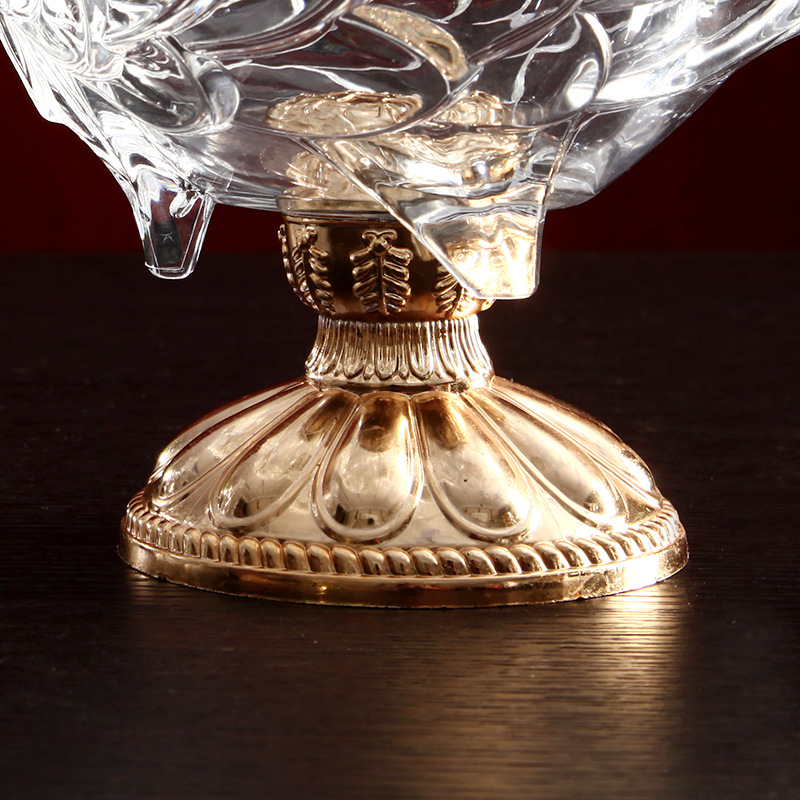 Acrylic Sucrier European Transparent Acrylic Candy Box Set Creative Swan Sugar Bowl Storage Jar