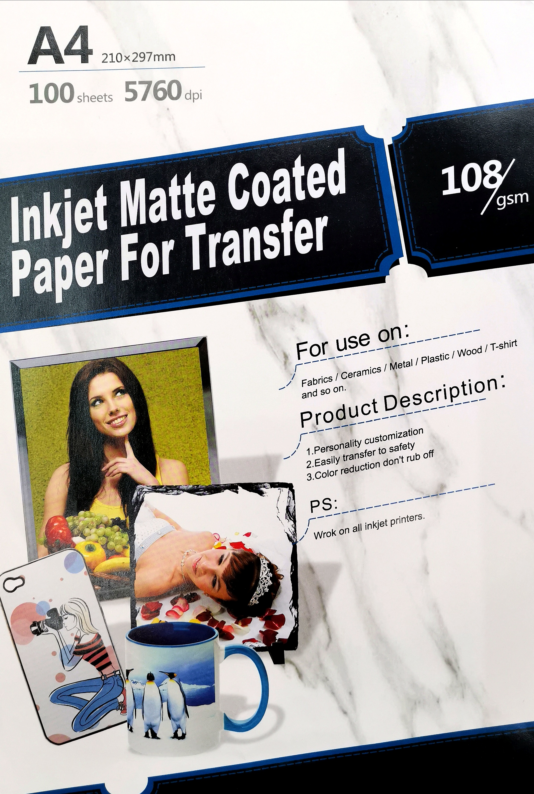 Best seller china manufacturer for t shirt ,mugs,plate use sublimation paper A4 paper