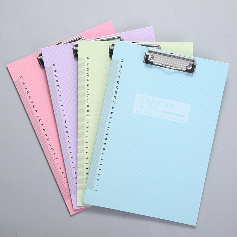A4 Cartoon Paper Plate Holder Pink Unicorn Sheep Tuo Pink Leopard Macaron Color File Folder Hanging Folder