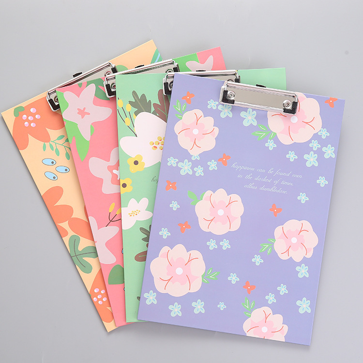 A4 Cartoon Paper Plate Holder Pink Unicorn Sheep Tuo Pink Leopard Macaron Color File Folder Hanging Folder