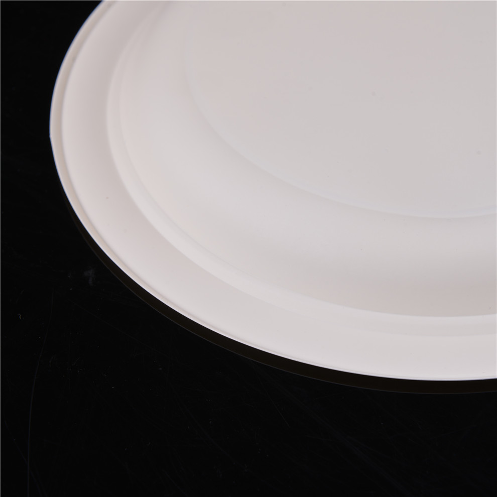 Disposable Paper Tray Paper Bowl High Quality Sugarcane Pulp Natural Degradable Thickened Food Cake Barbecue Plate round Bowl