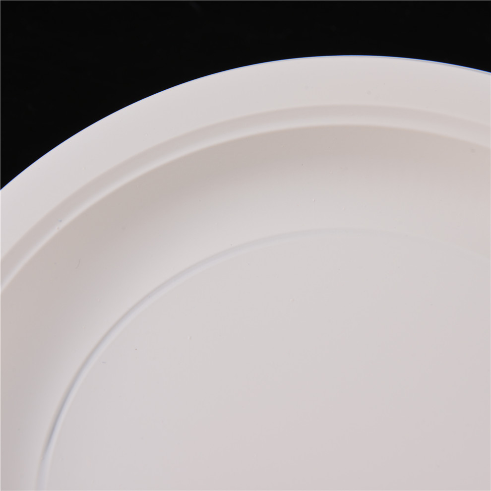 Disposable Paper Tray Paper Bowl High Quality Sugarcane Pulp Natural Degradable Thickened Food Cake Barbecue Plate round Bowl