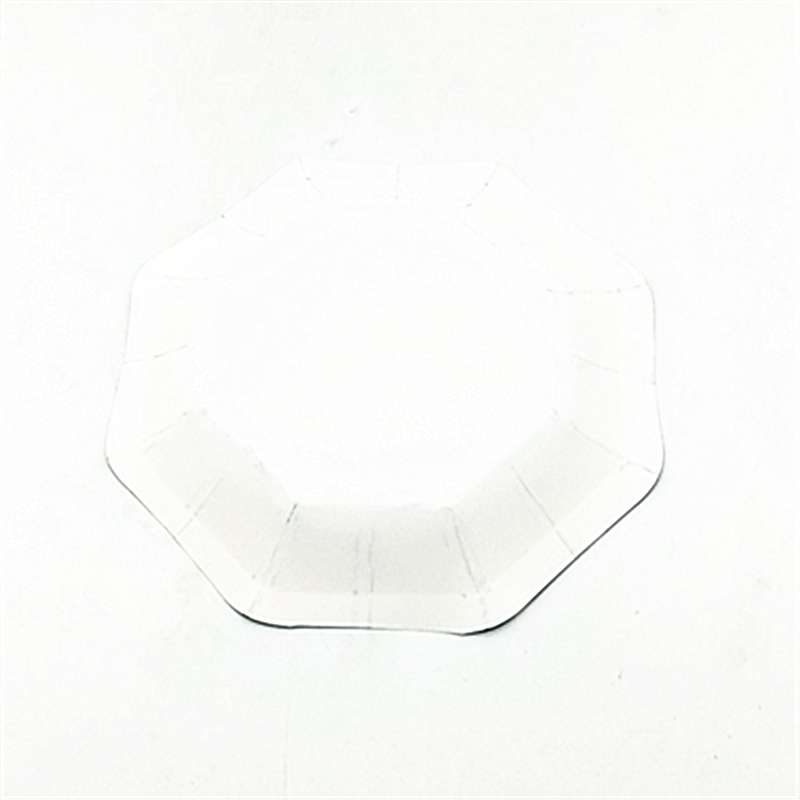 Children's birthday party supplies 7-inch cake plate disposable cutlery square paper plate colorful dinner plate